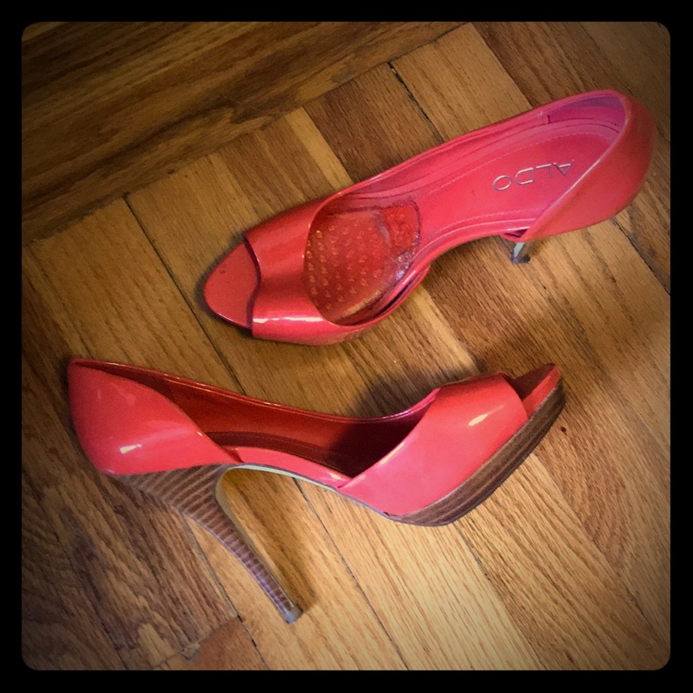 Aldo Shoes (Coral) Size 7